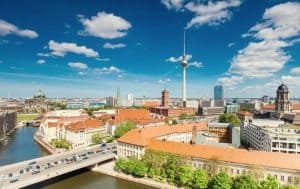 Berlin panorama skyline