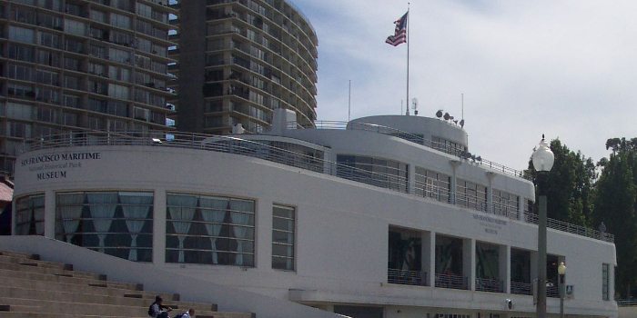 The San Francisco Maritime Museum. Image Source: Wikimedia user Chris J. Wood on May 28th, 2003.