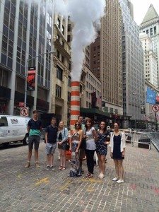 steam from streets in new york