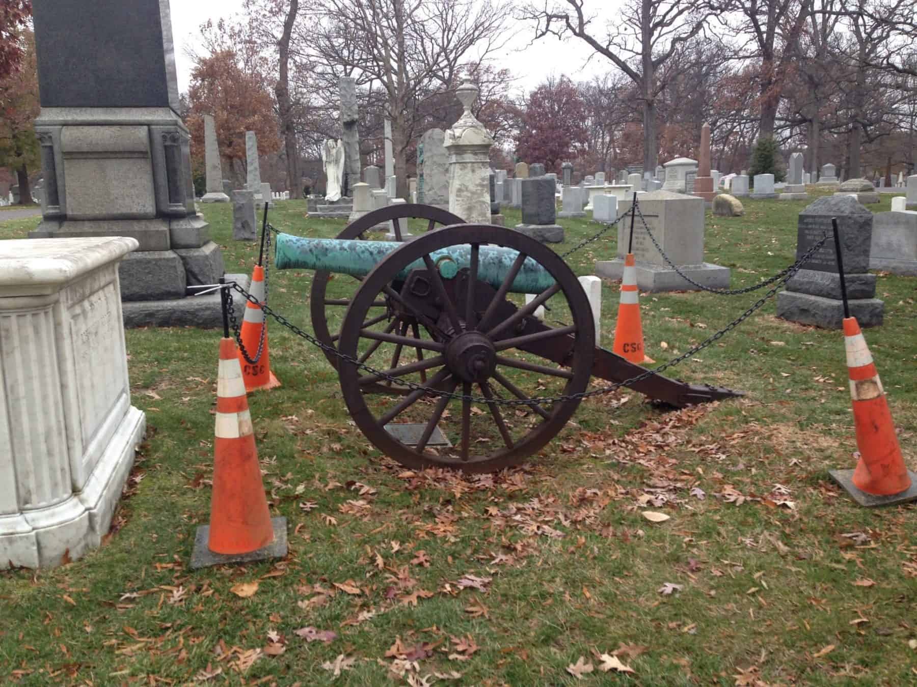 Artillery in Arlington National Cemetery