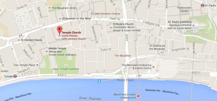Where is Temple Church London