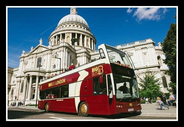 Autobús turistico de Londres Big Bus
