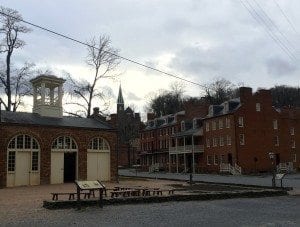 Historical exhibit buildings lining Shenandoah Street, Photo Credit Lauren Jones