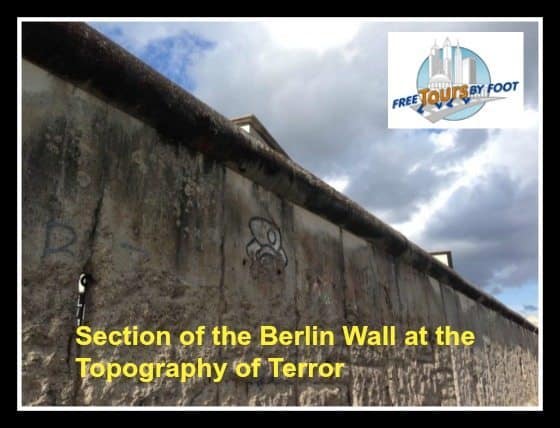Section of the Berlin Wall at Topography of Terror