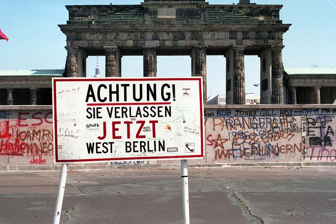 Berlin Walll at The Brandenburg Gate