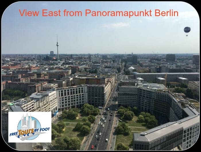 East View from Panoramapunkt Berlin