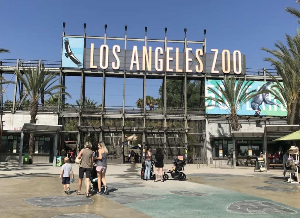 Entrance to the Los Angeles Zoo
