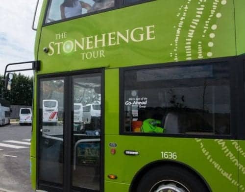 Bus from Salisbury to Stonehenge