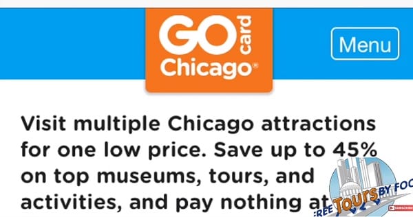 Chicago Go Card Discount Pass