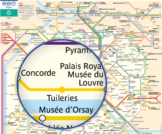Official Paris Metro Map