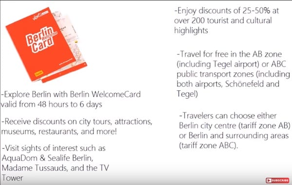 Berlin Welcome Card Benefits