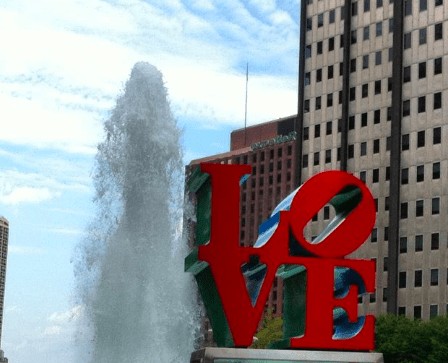 Love Park in Philadelphia