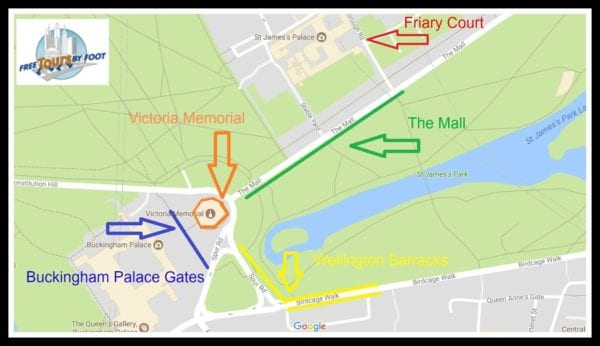 Friary Court / The Mall / Victoria Memorial / Puertas de Buckingham Palace