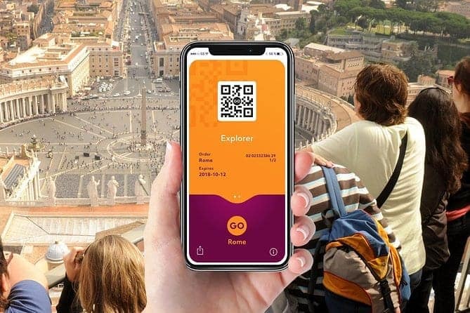 Go Rome Explorer Pass Smartphone Logo