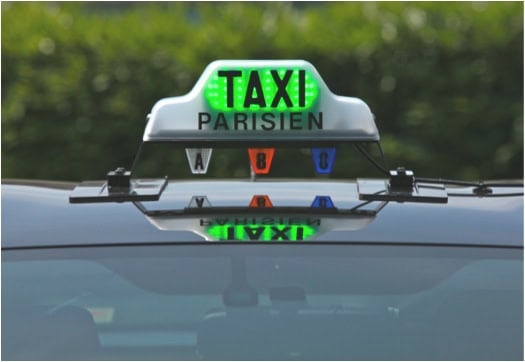 a Paris taxi
