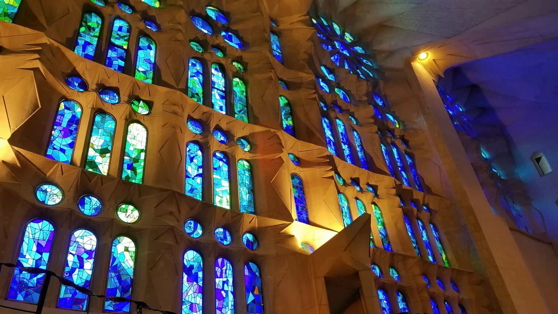 Sagrada Familia stained glass