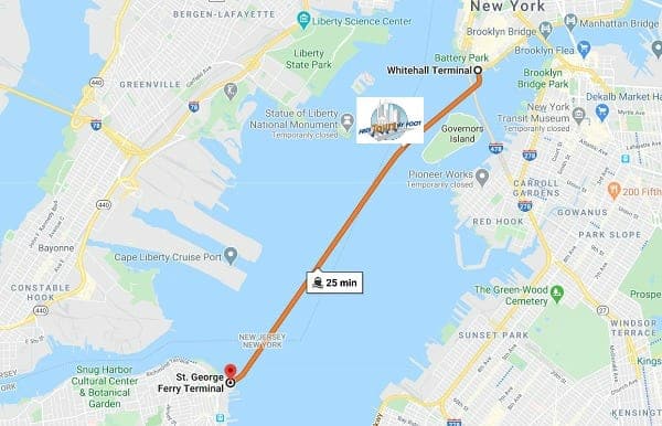 How long is the ride on the Staten Island Ferry