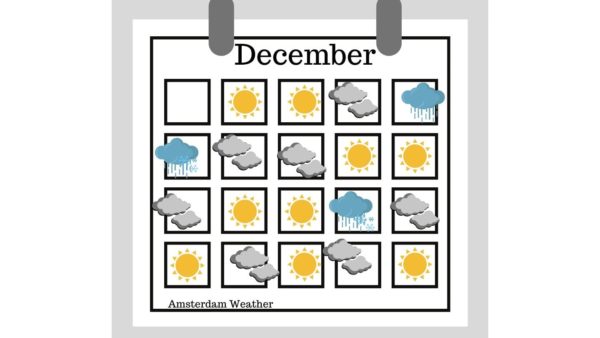 Weather Calendar Amsterdam December