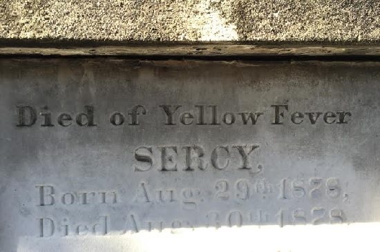 Yellow Fever Victim Sercy Lafayette Cemetery