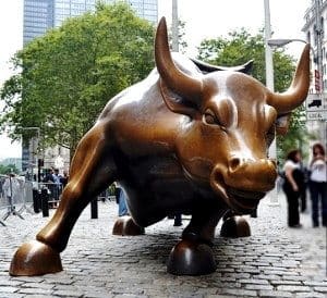 Charging Bull Broadway Wall Street
