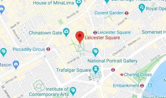 Leicester Square Map