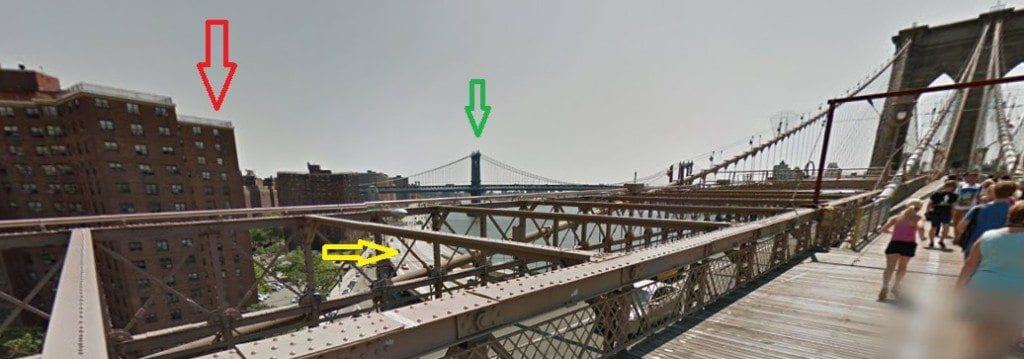 Manhattan Bridge from Brooklyn Bridge