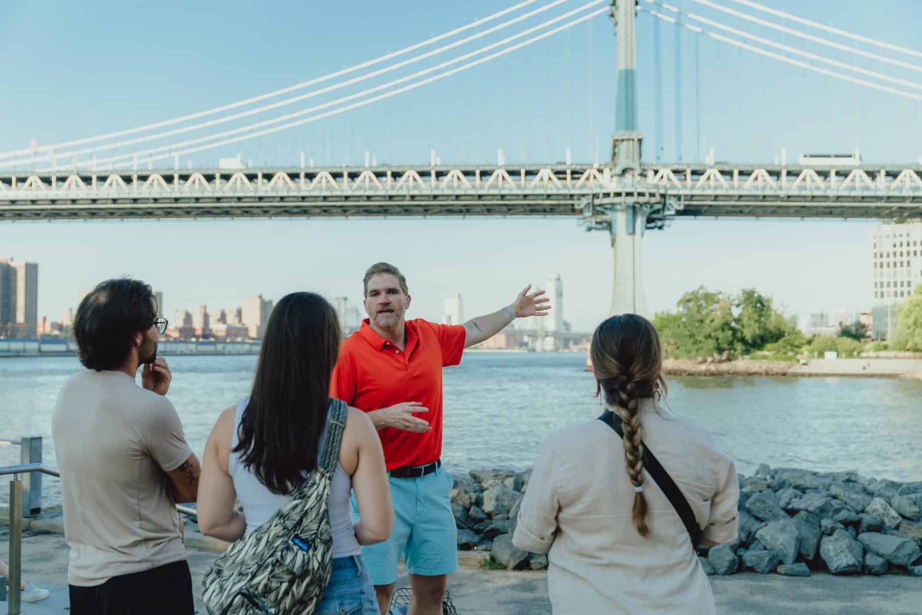 Brooklyn Bridge Tour: View of Manhattan Bridge from Brooklyn