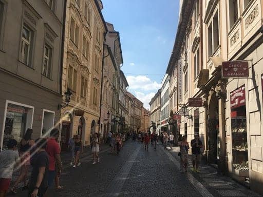 Celetna Street in Prague