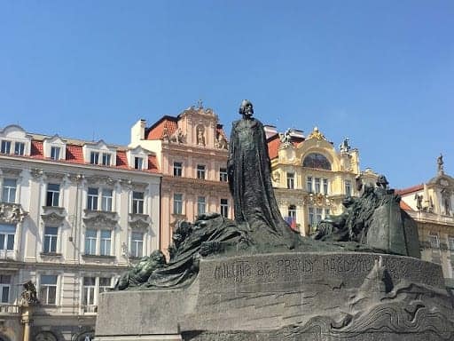 Jan Hus Monument in Prague