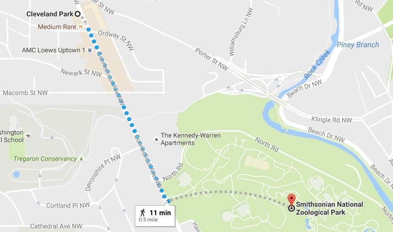 How to Get to National Zoo