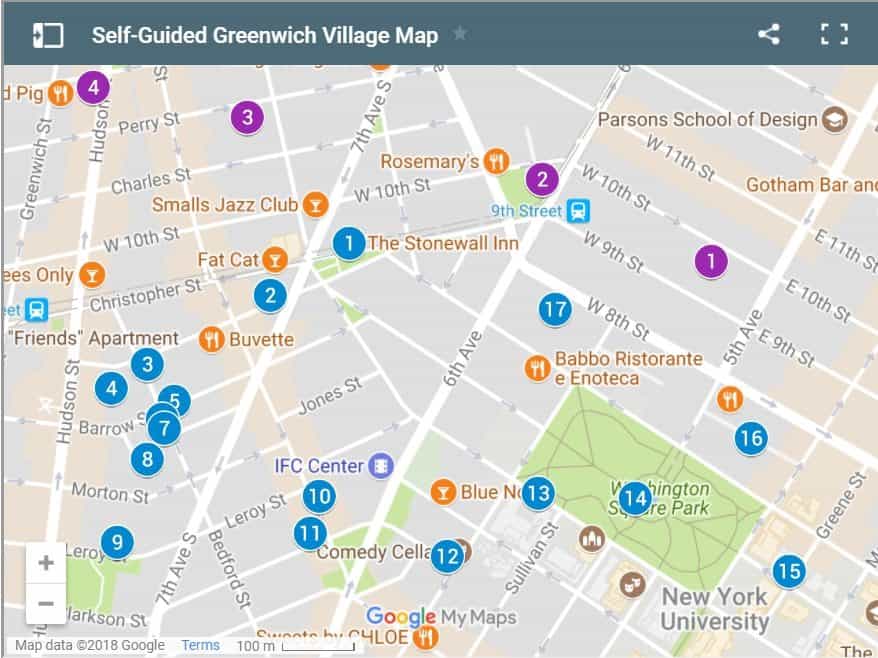 greenwich village map