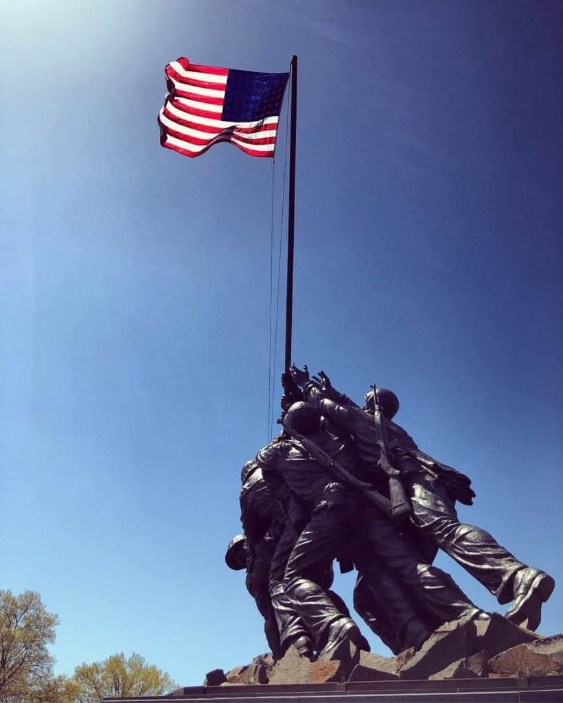 Iwo Jima Memorial during Day