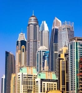 Dubai skyline. Image source: Pixabay user nextvoyage under CC0 Creative Commons license.