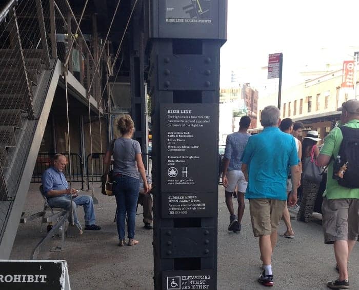 High Line Entry Points
