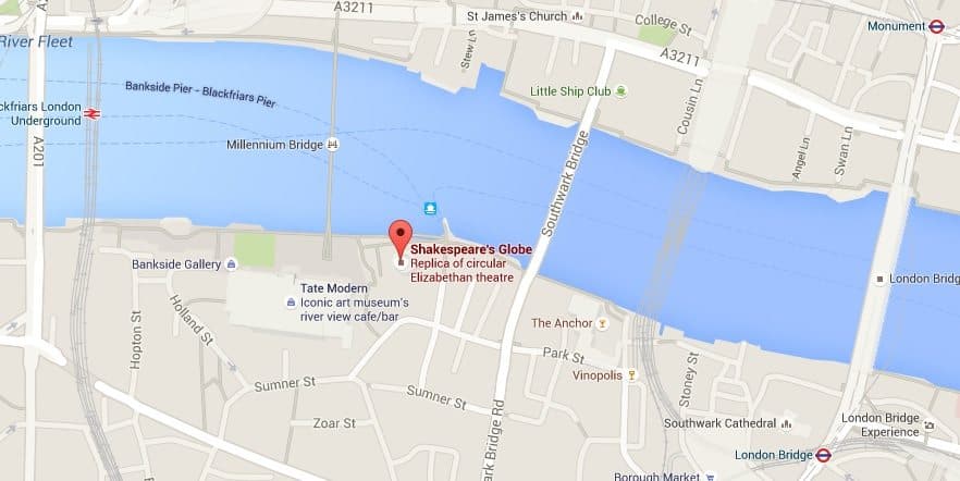 How to Get to Shakespeare's Globe Theatre