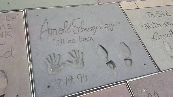 TCL Chinese Theatre Los Angles Handprints