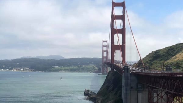 North Vista Point Golden Gate Bridge. Image Source: Pixabay.