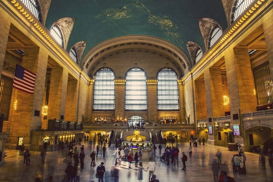 Grand Central Terminal in NYC. Image Source: Pixabay user Pexels under CC0 Creative Commons license.