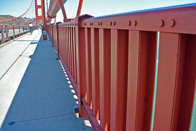 Golden Gate Bridge sidewalk