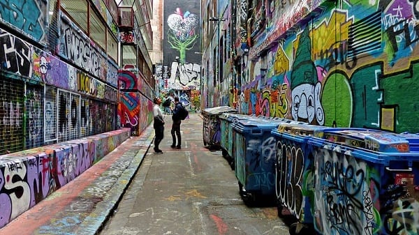 The Street Art Canvas on Hosier Lane - Melbourne