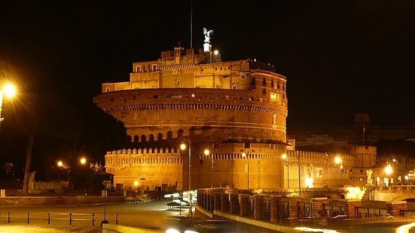 Castel Sant' Angelo at night, Rome 