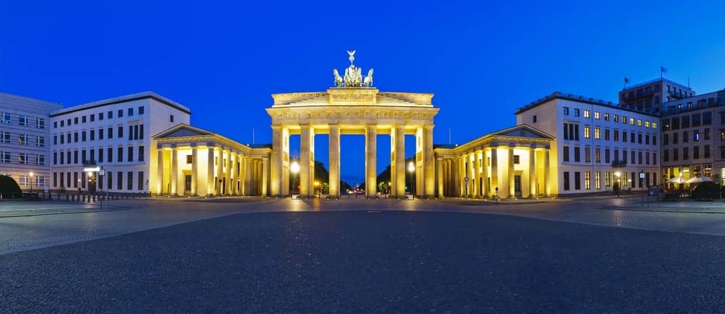 panorama brandenburg gate berlin
