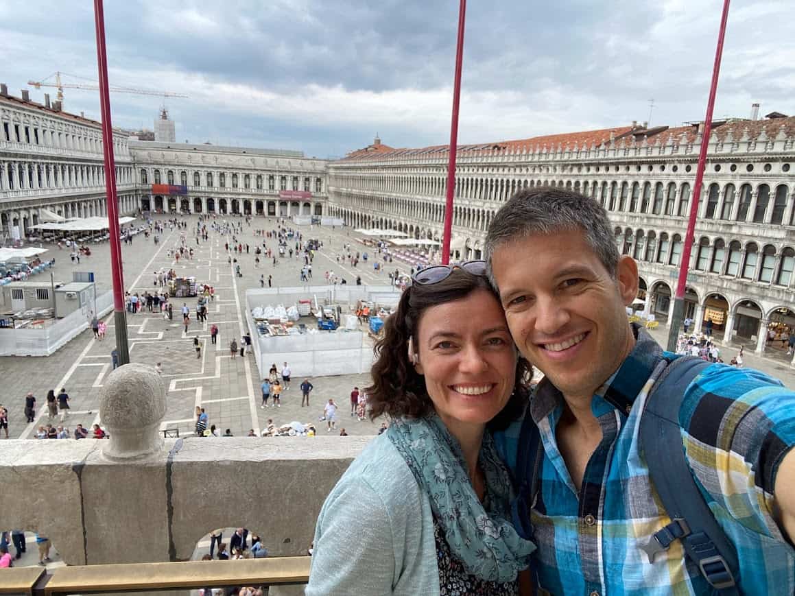 Terrace at St. Mark's Basilica in Venice