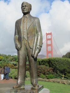Joseph Strauss Statue Golden Gate Bridge