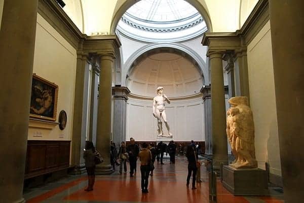 David by Michelangelo in The Gallery of the Accademia