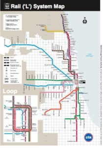 Chicago transportation Map