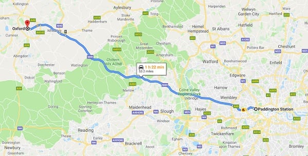London to Oxford by Bus