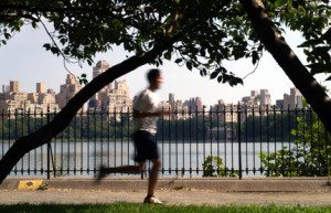 New York Central Park runner © Bob TAZAR - Fotolia.com