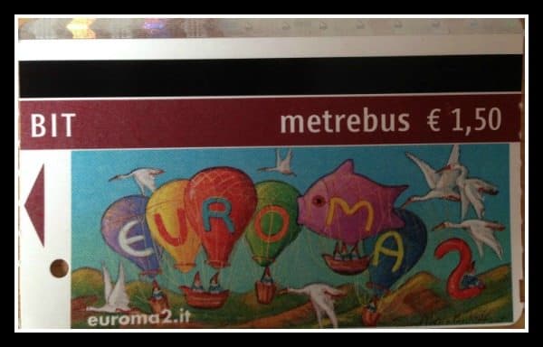 Rome Metro Ticket