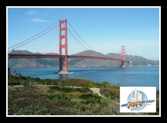 View of Golden Gate Bridge from Welcome Center